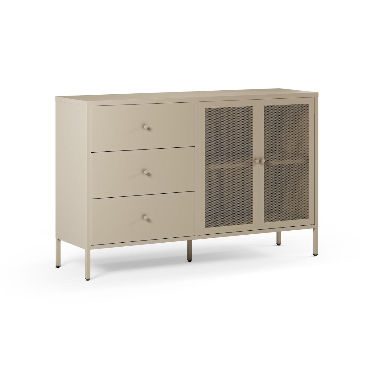 Rendez vous déco Buffet en metal beige-Latem