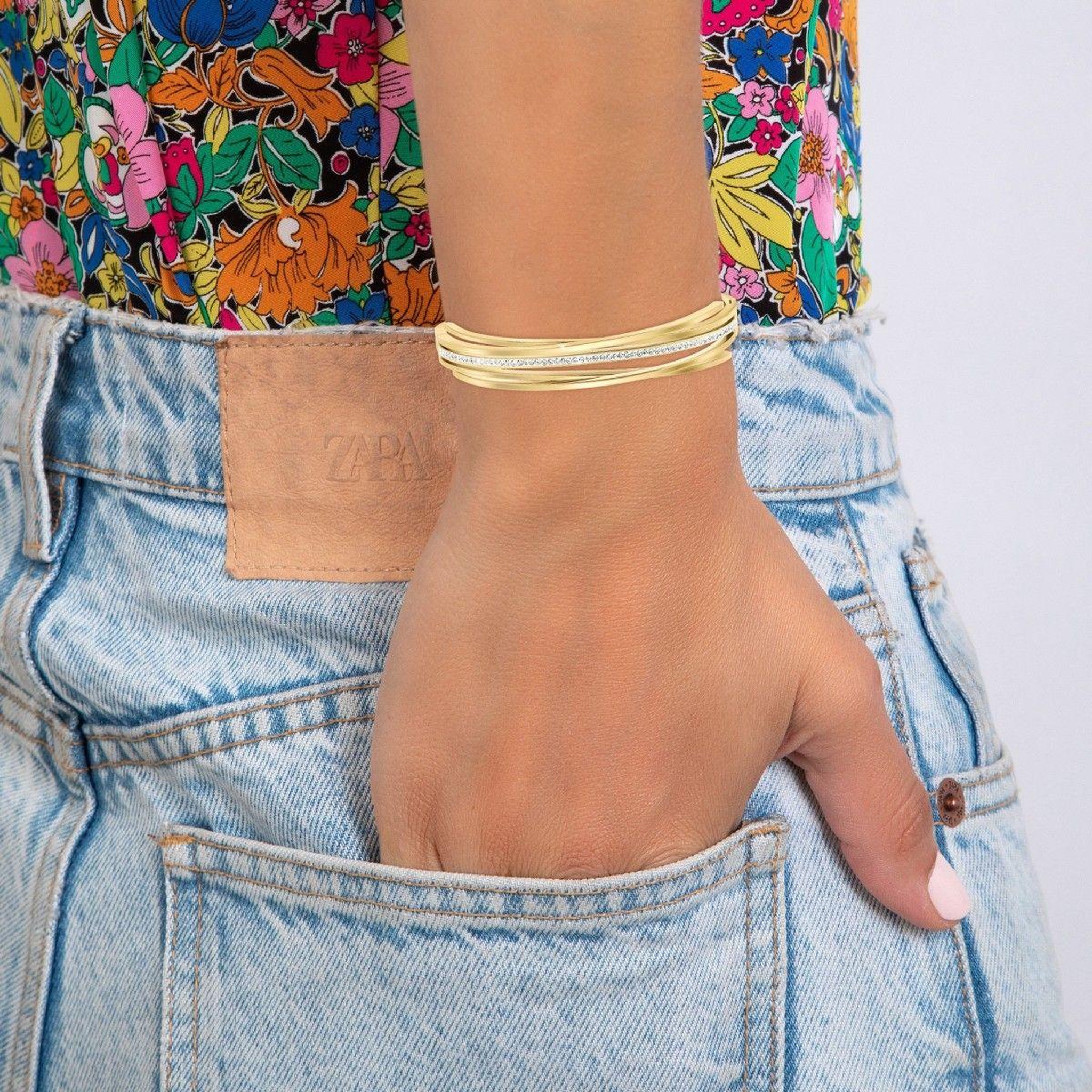 Voir la diapositive 2 : SC CRYSTAL Bracelet par SC Crystal orné de Cristaux scintillants