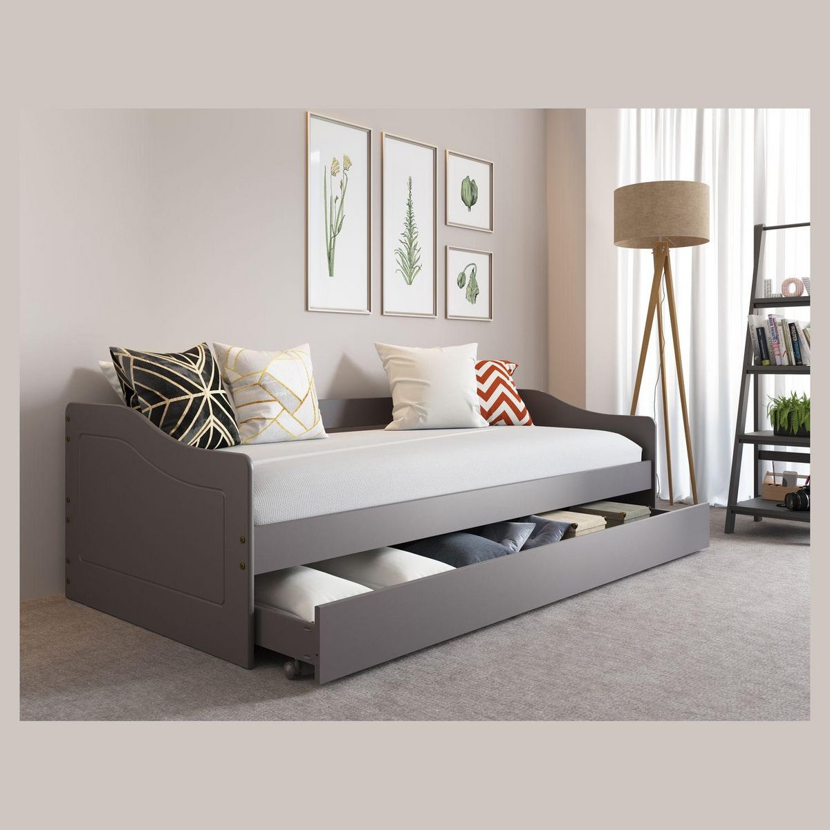 Lit banquette gigogne 90x200 cm ANDREA