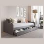 Voir la diapositive 8 : Lit banquette gigogne 90x200 cm ANDREA