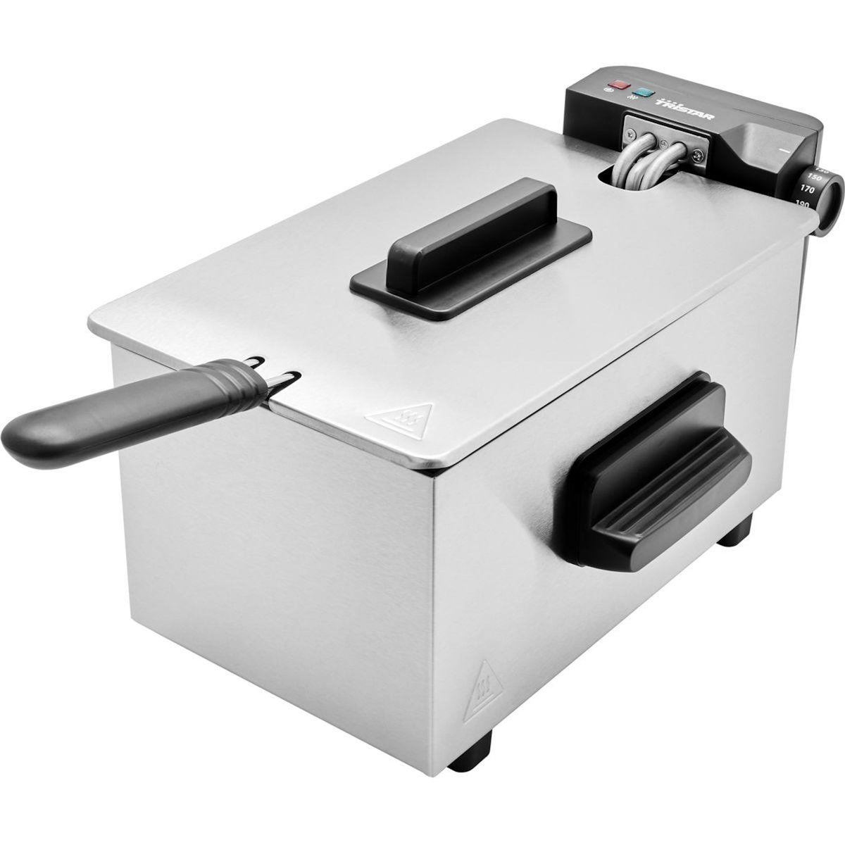 TRISTAR Friteuse semi-professionnelle 3L revetement acier inox