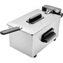 Voir la diapositive 1 : TRISTAR Friteuse semi-professionnelle 3L revetement acier inox