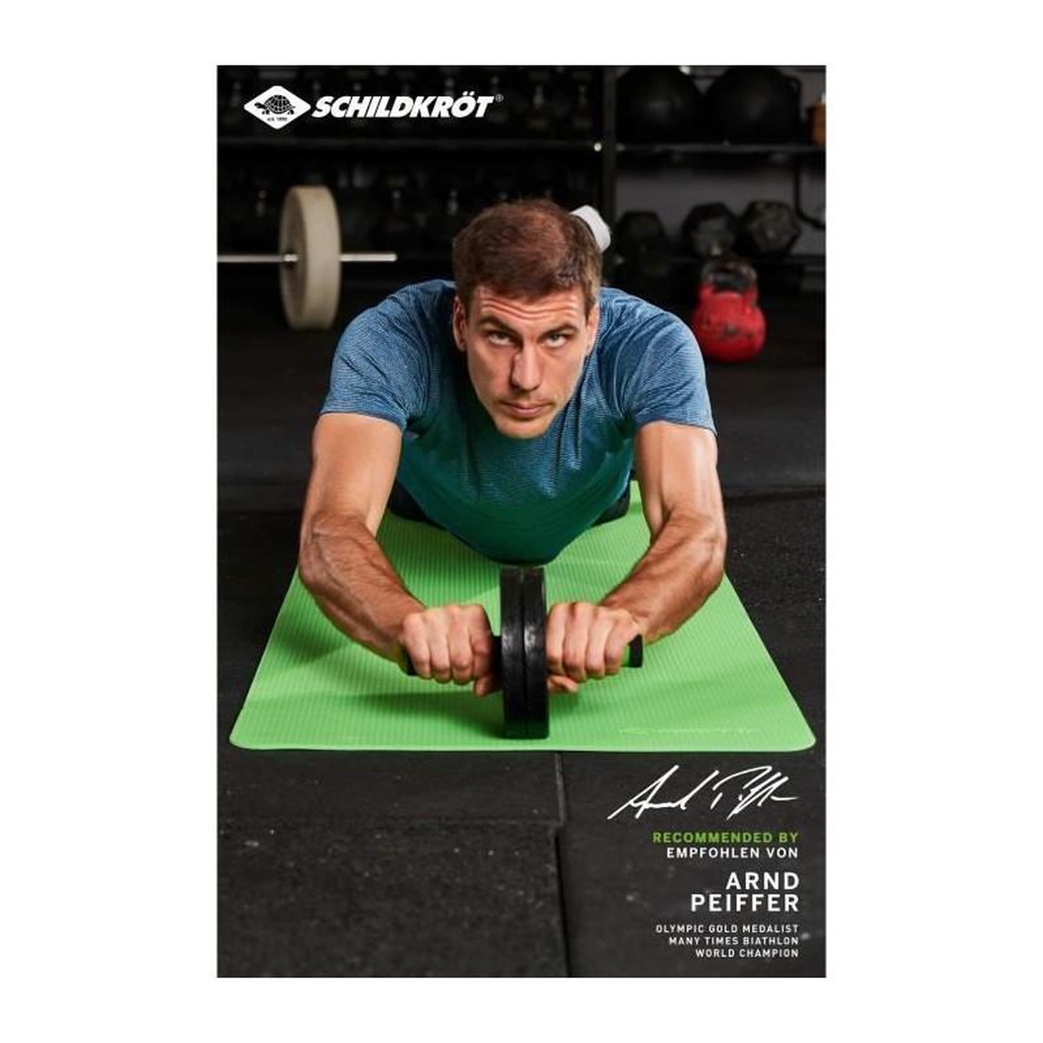 Voir la diapositive 4 : SCHILDKROT Rouleau Abdominal - SCHILDKRÖT - AB-Rouleau - Noir - Fitness - Mixte