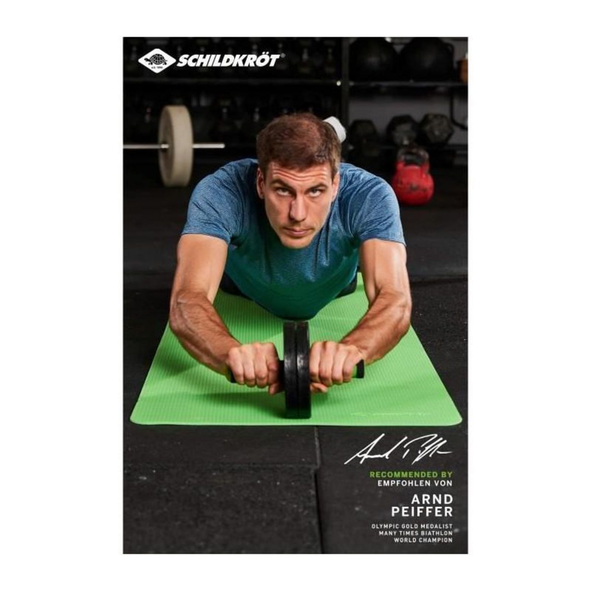 SCHILDKROT Rouleau Abdominal - SCHILDKRÖT - AB-Rouleau - Noir - Fitness - Mixte