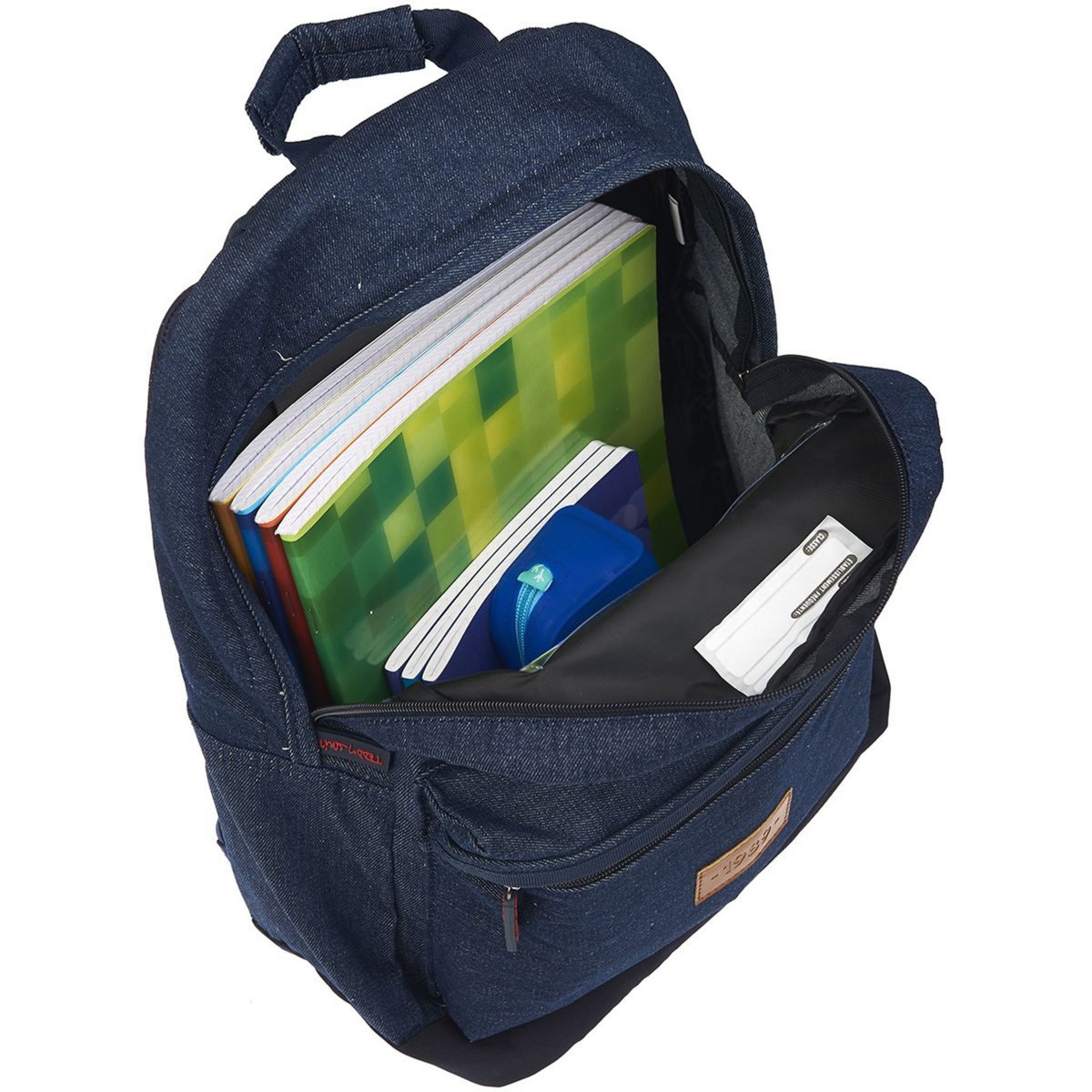 TEDDY SMITH Sac à dos 1 compartiment bleu DENIM