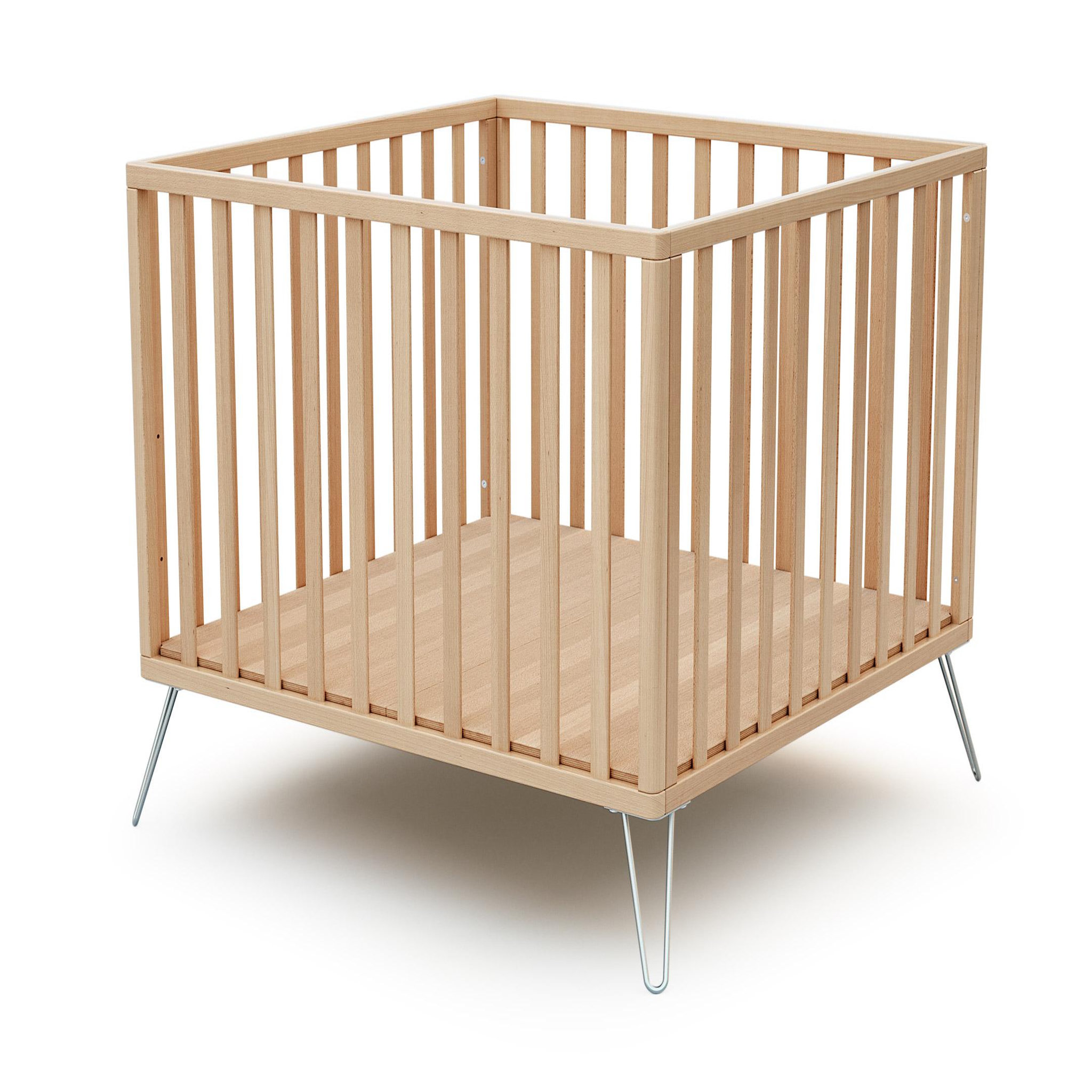 Voir la diapositive 1 : JURABABY Parc bébé ONLY en bois