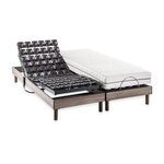 DEKO DREAM DEKO DREAM Ensemble matelas+sommier relaxation électrique ERGO 9 Dreamzone - 2x90x200 cm - Matelas ressorts ensachés