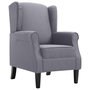 Voir la diapositive 2 : VIDAXL Fauteuil gris fonce tissu