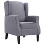 Voir la diapositive 2 : VIDAXL Fauteuil gris fonce tissu