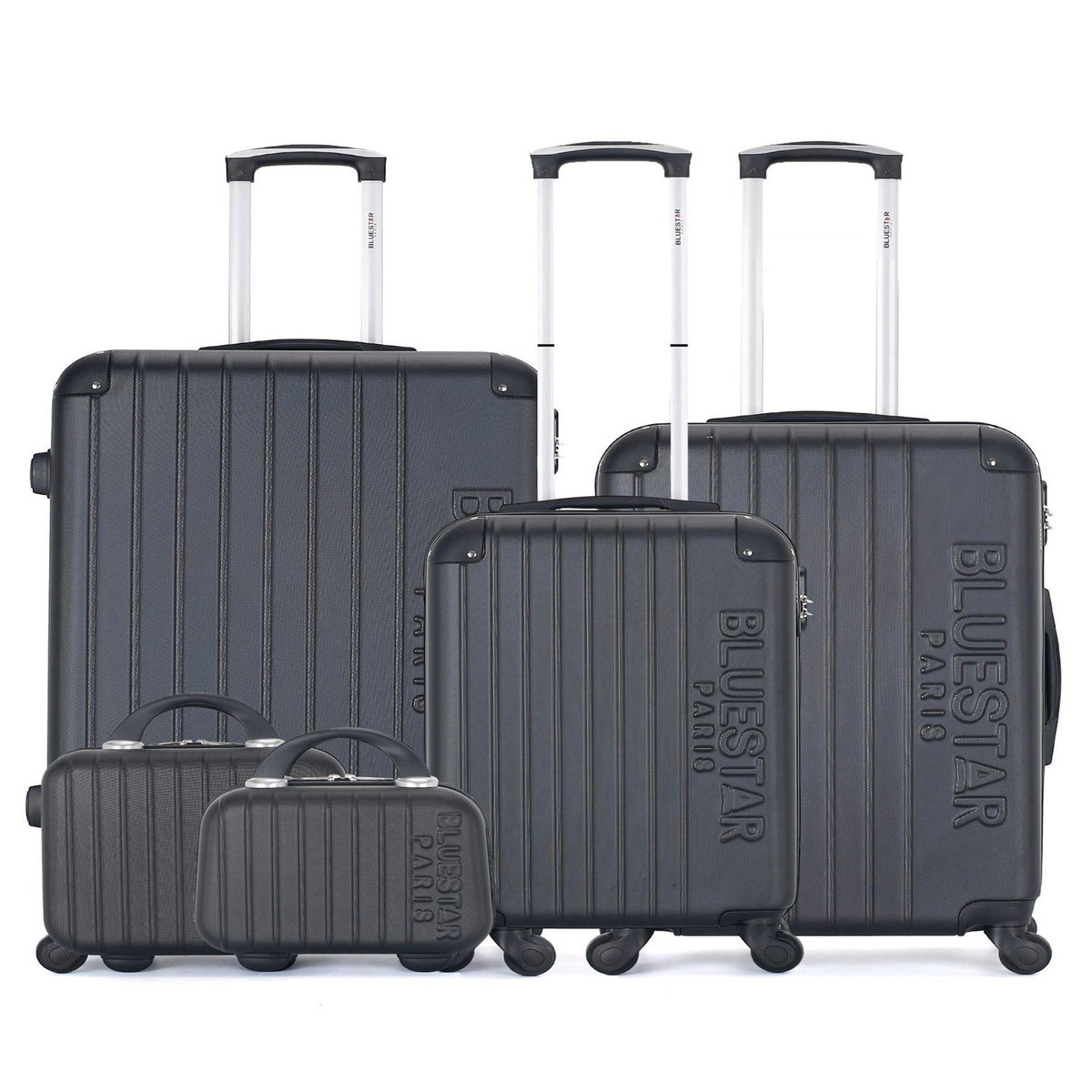 BLUESTAR BLUESTAR - Set de 5 Valises BUCAREST-F 75 cm 4 Roues