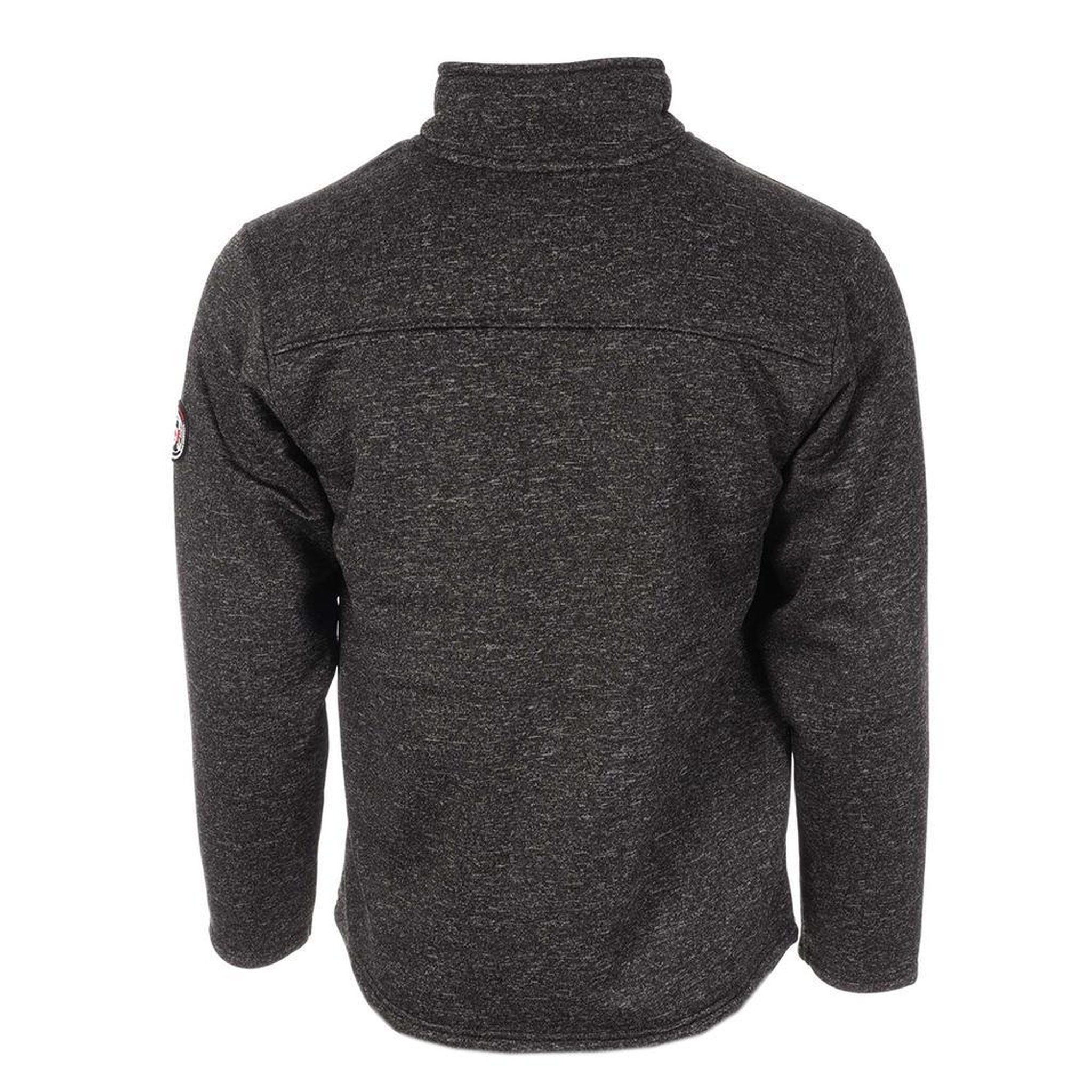 Voir la diapositive 3 : PANAME BROTHERS Veste polaire noir/gris homme paname brothers sherpa