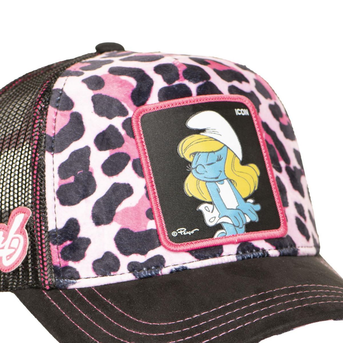 CAPSLAB Casquette trucker avec filet The Smurfs Icon