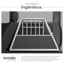 Voir la diapositive 4 : tectake Cage de transport pour chien simple sécurisée avec dos incliné noir
