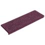 Voir la diapositive 2 : VIDAXL Tapis d'escalier 30 pcs 65x21x4 cm violet fonce