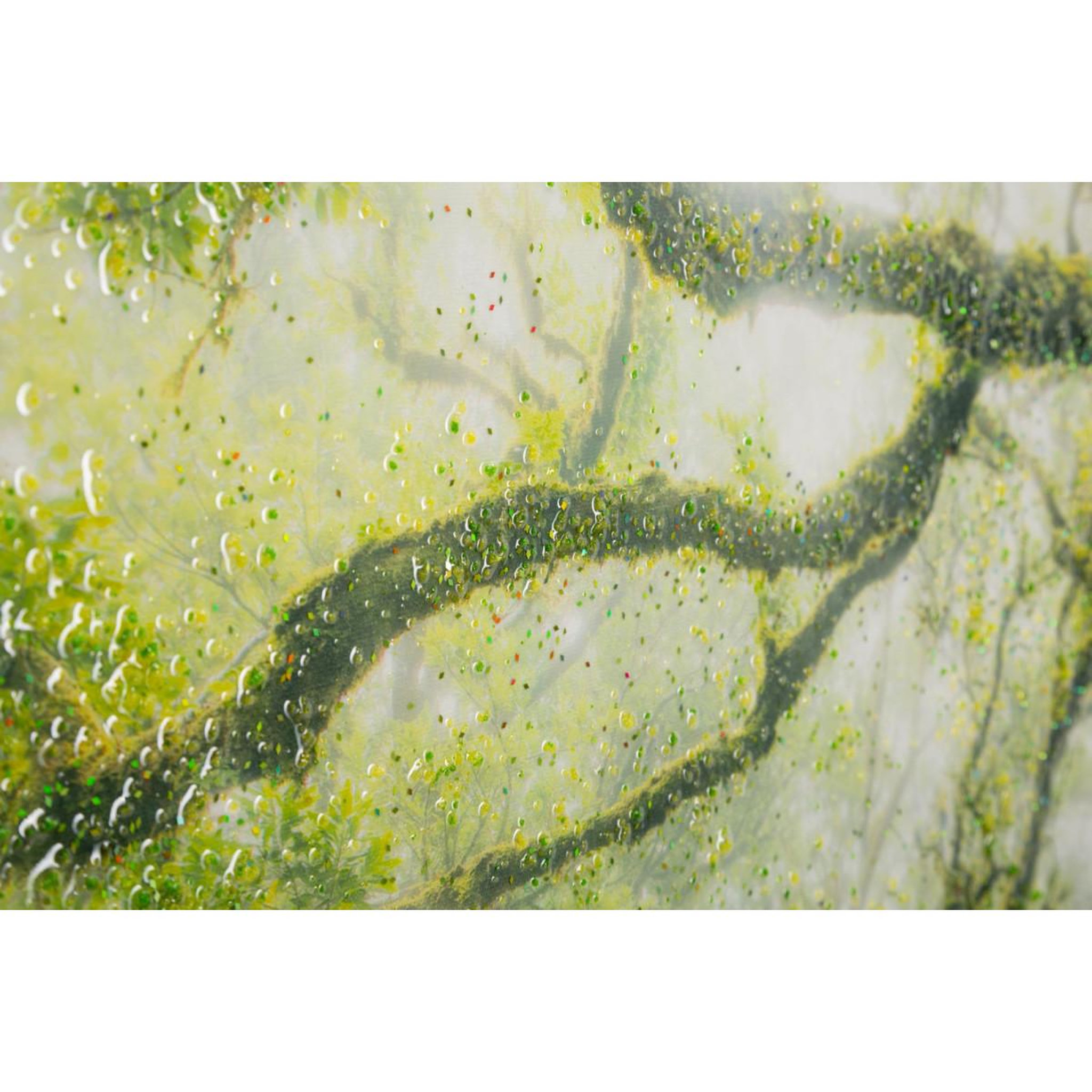 Voir la diapositive 3 : Paris Prix Tableau imprimé  forêt  90x60cm vert