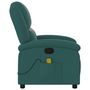 Voir la diapositive 5 : VIDAXL Fauteuil de massage inclinable Vert fonce Tissu