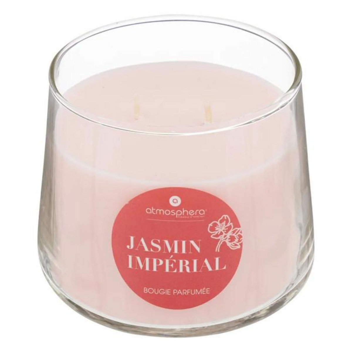 ATMOSPHERA Bougie Parfumée en Verre  Izor  300g Jasmin