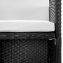 Voir la diapositive 3 : VIDAXL Ensemble a manger d'exterieur 11 pcs coussins resine tressee