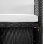 Voir la diapositive 3 : VIDAXL Ensemble a manger d'exterieur 11 pcs coussins resine tressee