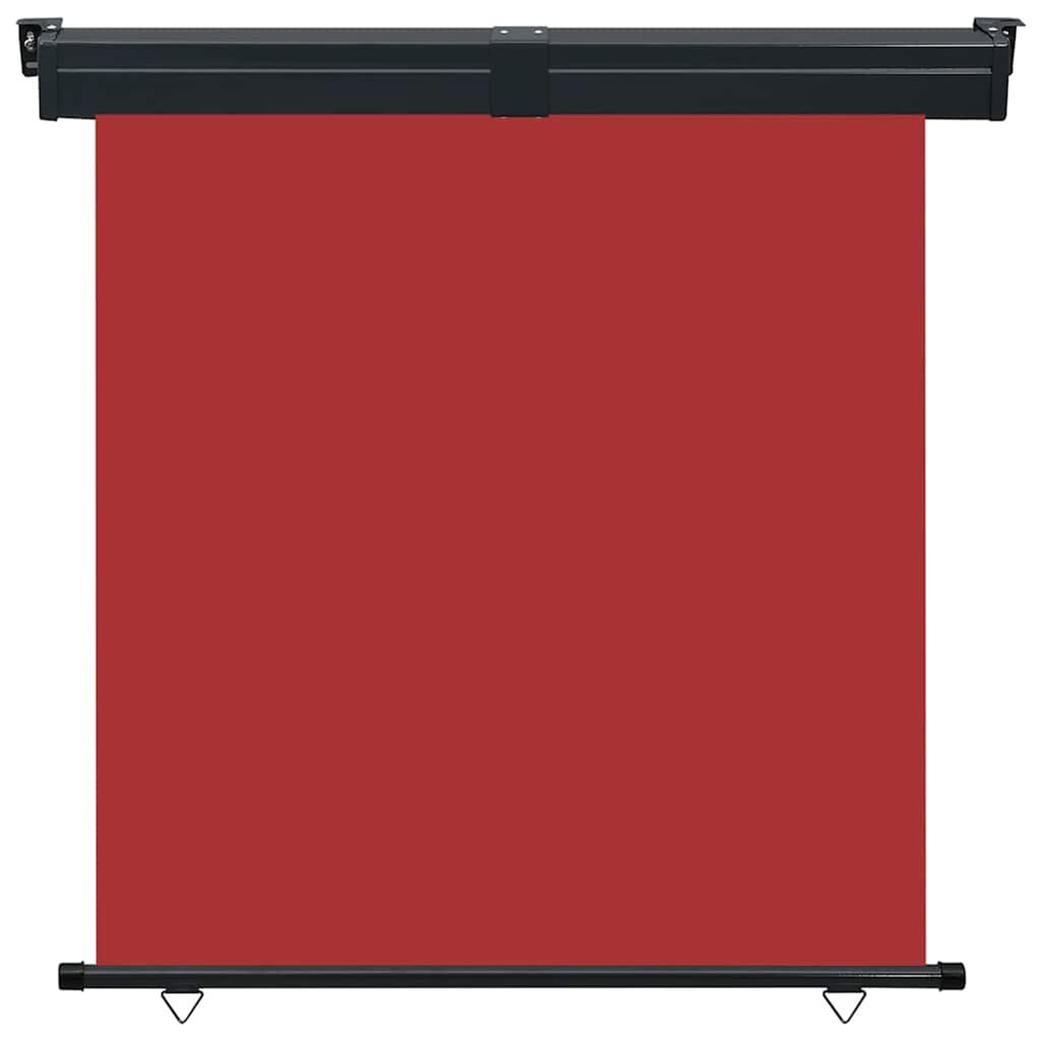 Voir la diapositive 2 : VIDAXL Auvent lateral de balcon 165x250 cm Rouge