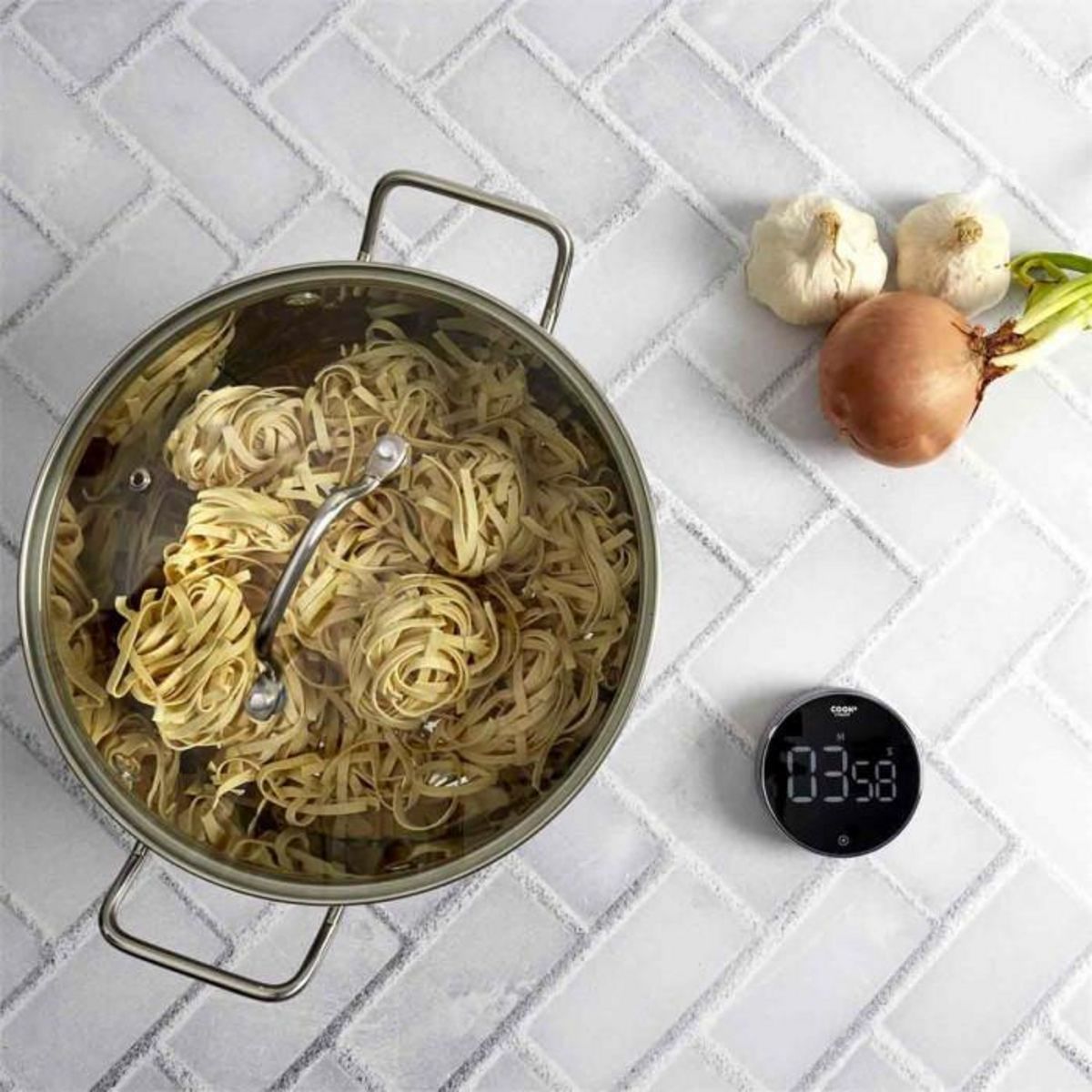 Paris Prix Minuteur Électrique  Rotatif  7cm Noir