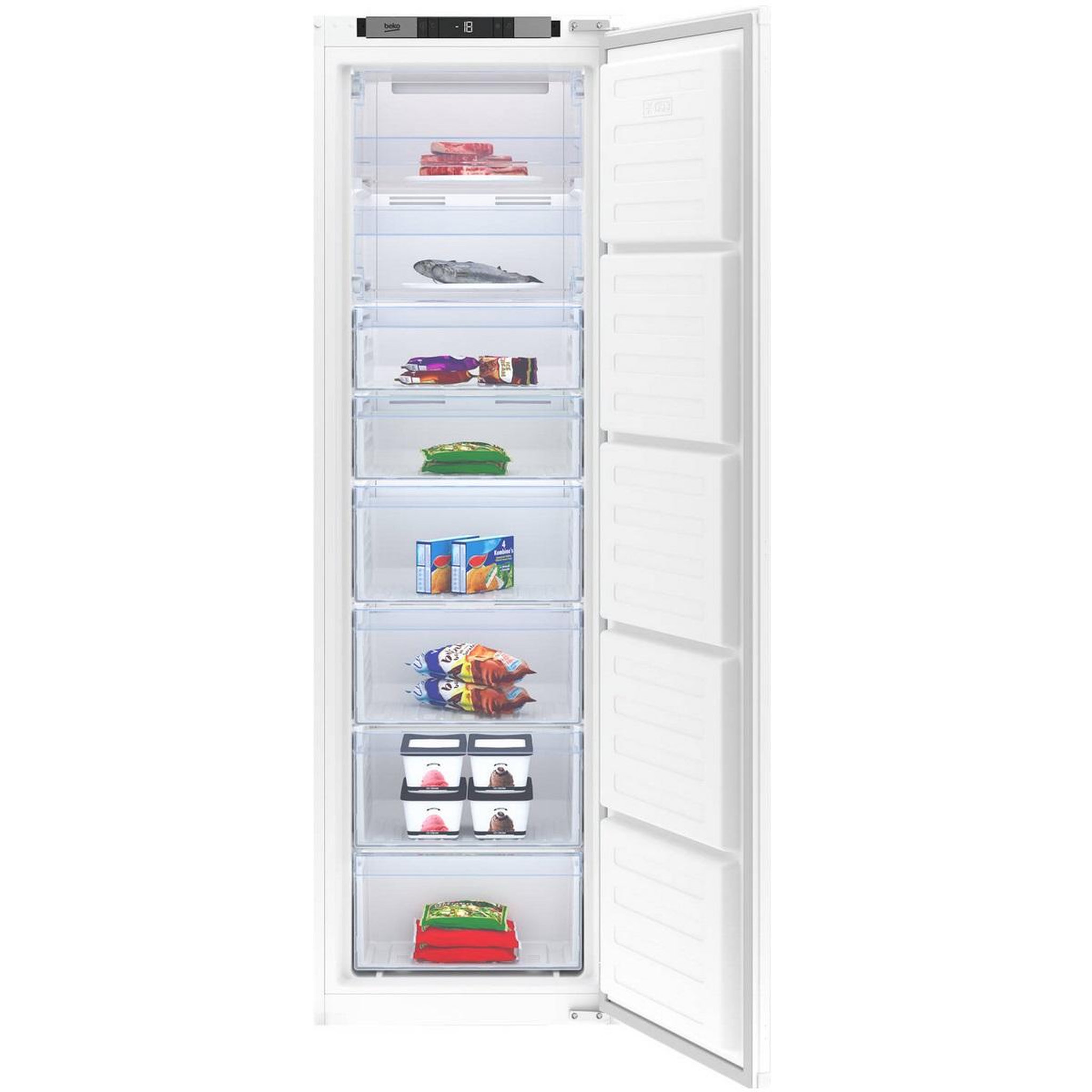 Beko Congélateur intégrable à glissière 220l - bfna247e40sn