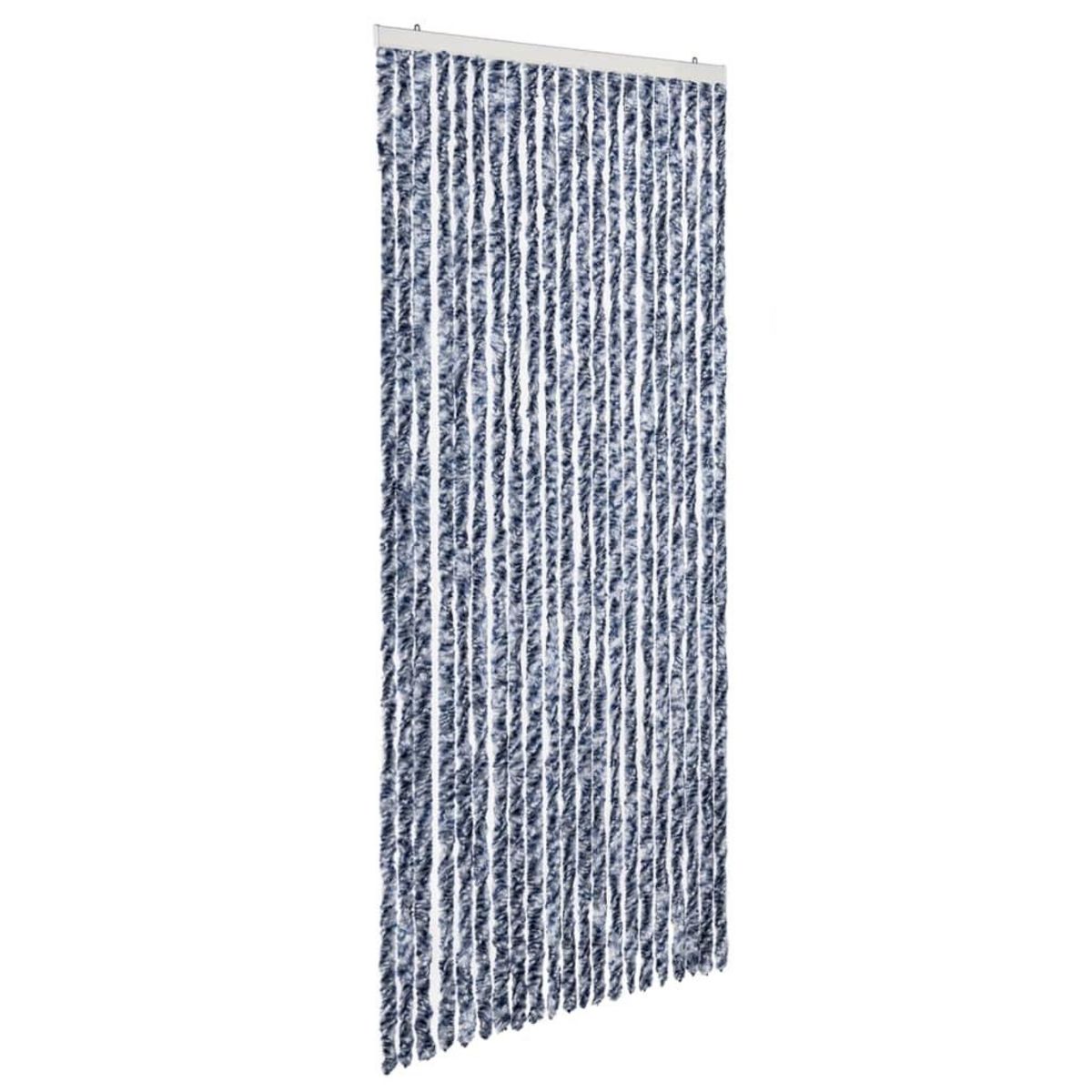 VIDAXL Moustiquaire Bleu et blanc 90x200 cm Chenille