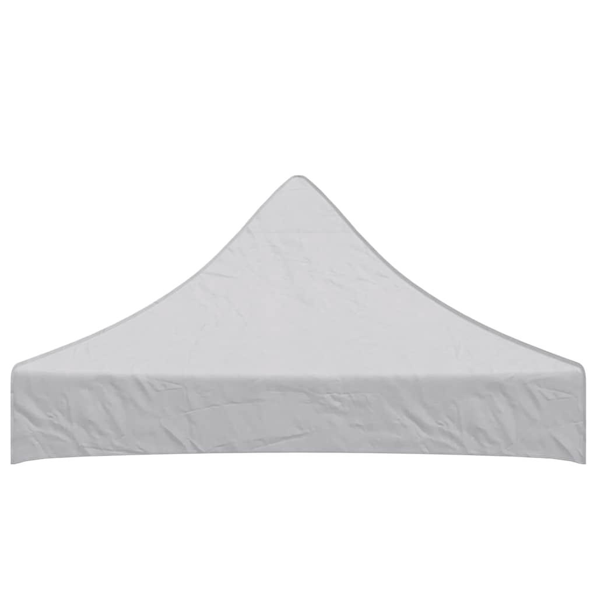 Voir la diapositive 3 : VIDAXL Toit de tente de reception 2x2 m Blanc 270 g/m^2
