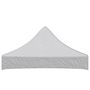 Voir la diapositive 3 : VIDAXL Toit de tente de reception 2x2 m Blanc 270 g/m^2