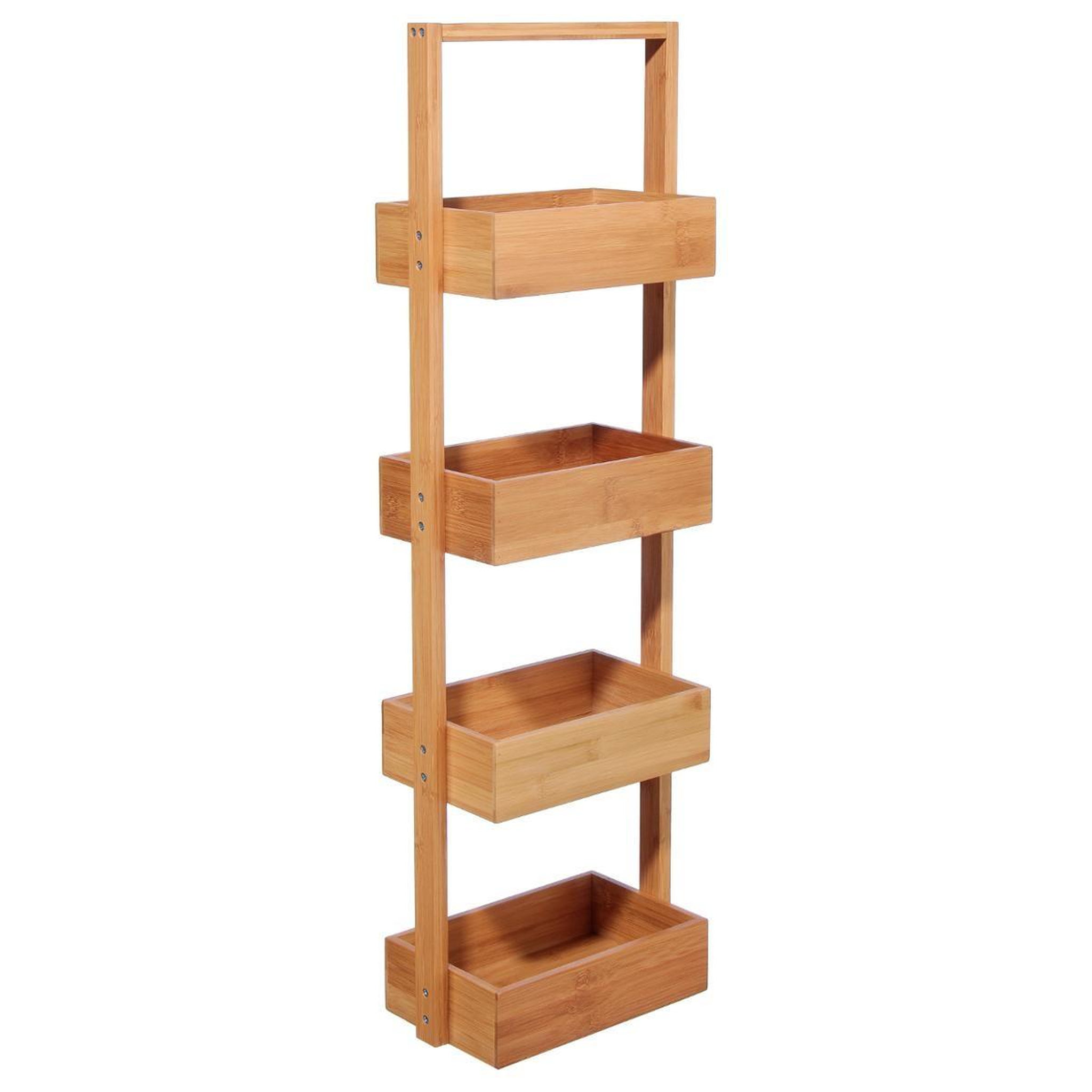 FIVE Étagère salle de bain 4 niveaux  bambou  88cm marron