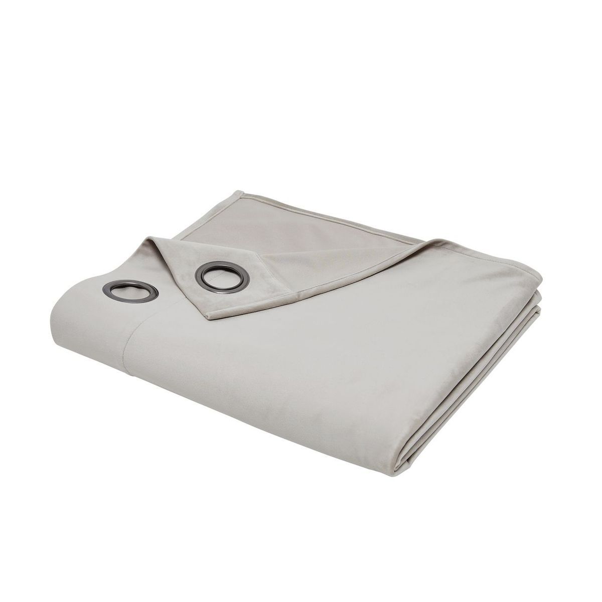 TODAY Rideau uni occultant effet velours à oeillets