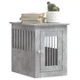 Voir la diapositive 4 : VIDAXL Meuble de cage pour chiens gris beton 45x62x59 cm
