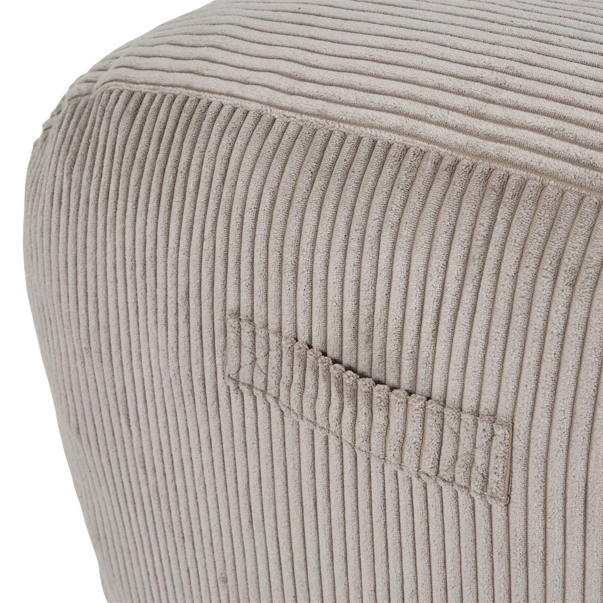 Voir la diapositive 6 : The Home Deco Factory Fauteuil compressé en velours côtelé sans montage BERLIN