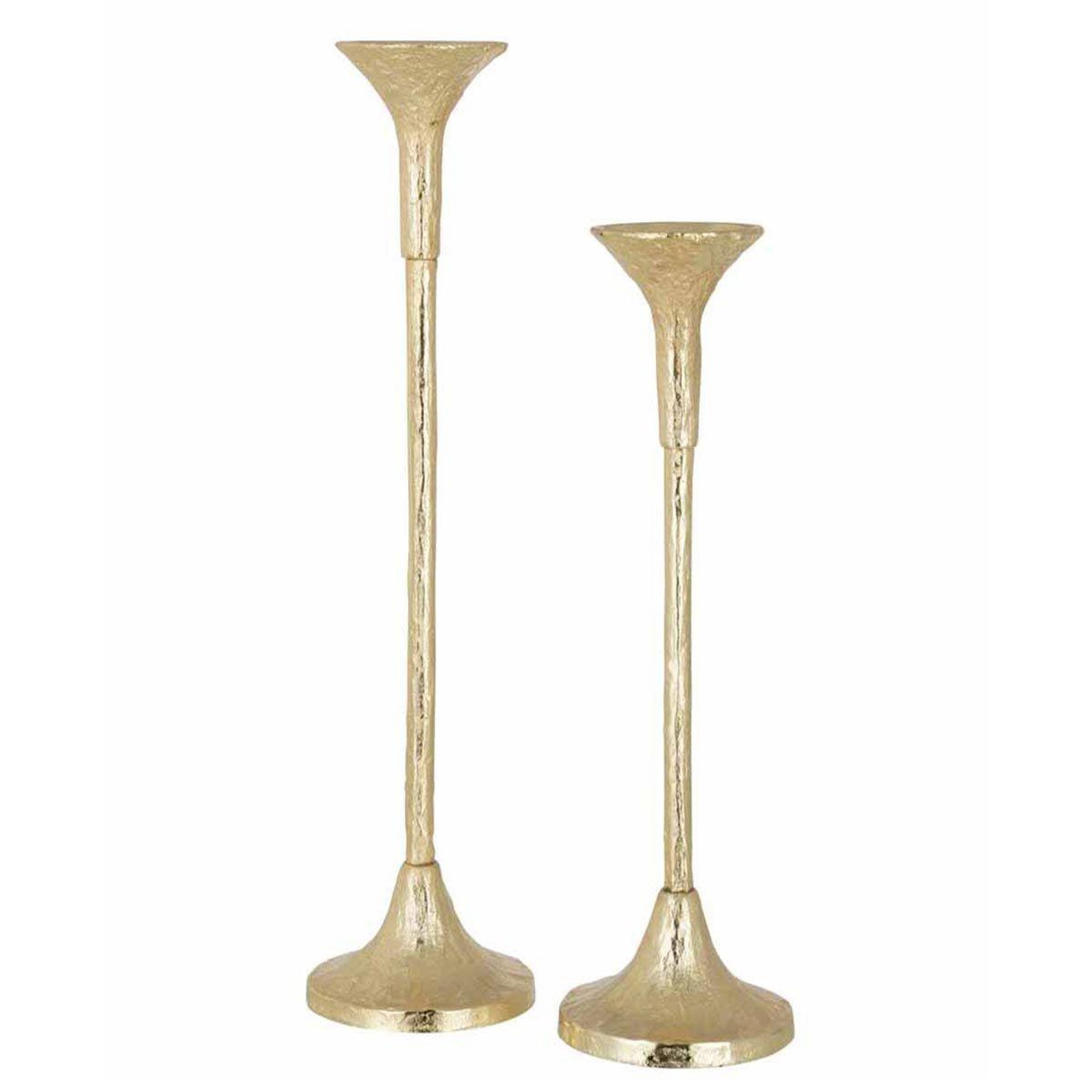 J-LINE Lot de 2 Chandeliers Design  Marie  47cm Or Mat