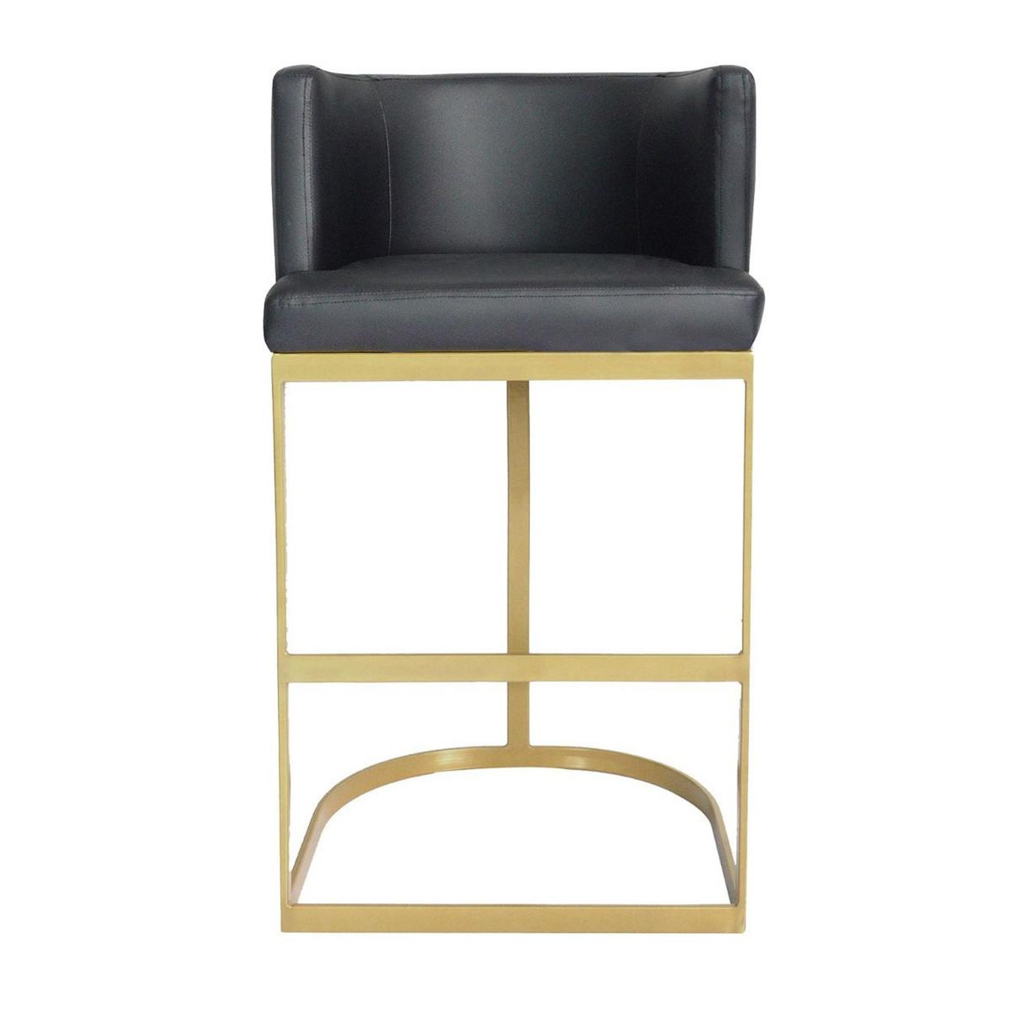 Voir la diapositive 2 : Paris Prix Chaise de bar design  noemy  100cm noir