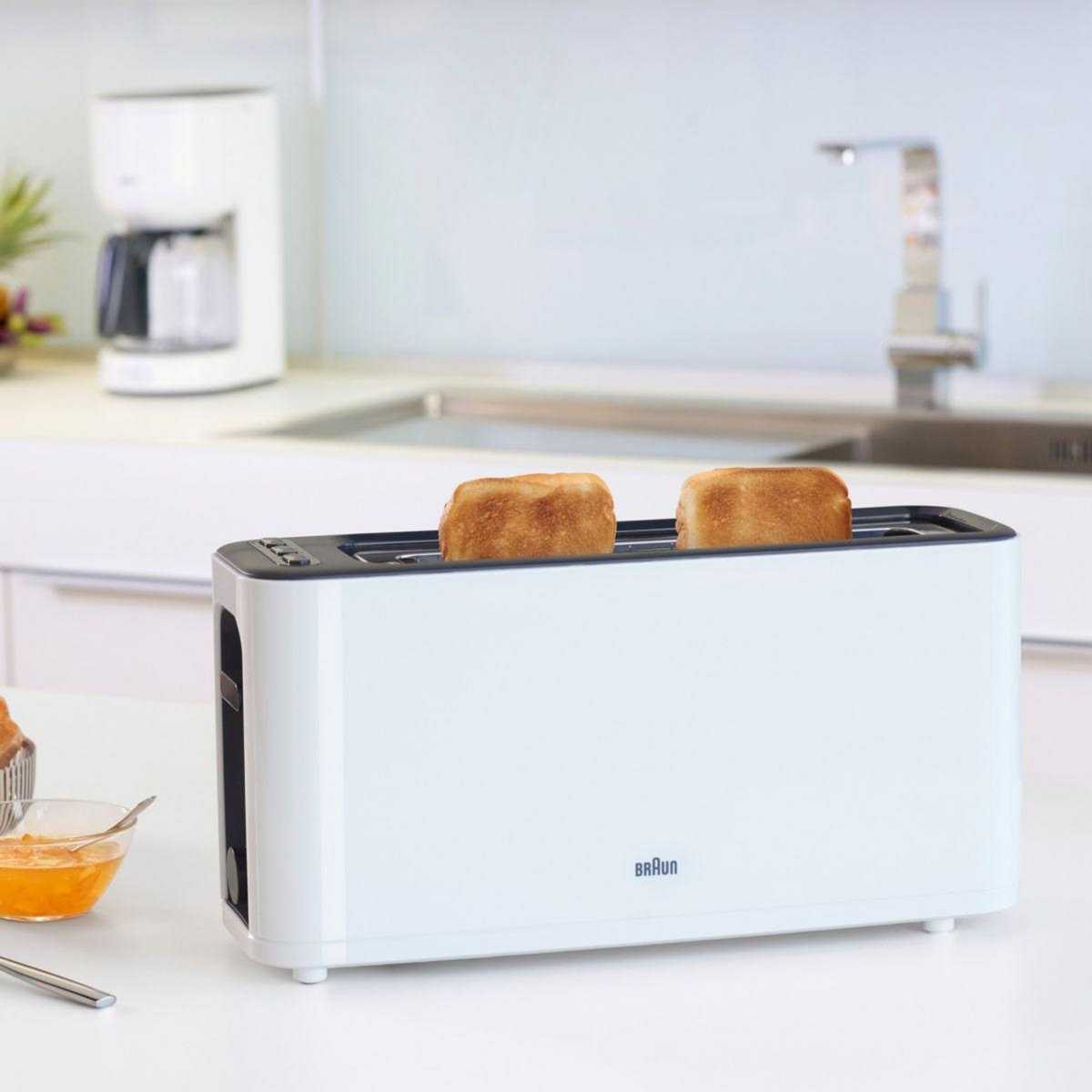 BRAUN Grille-pain HT3100WH PurEase