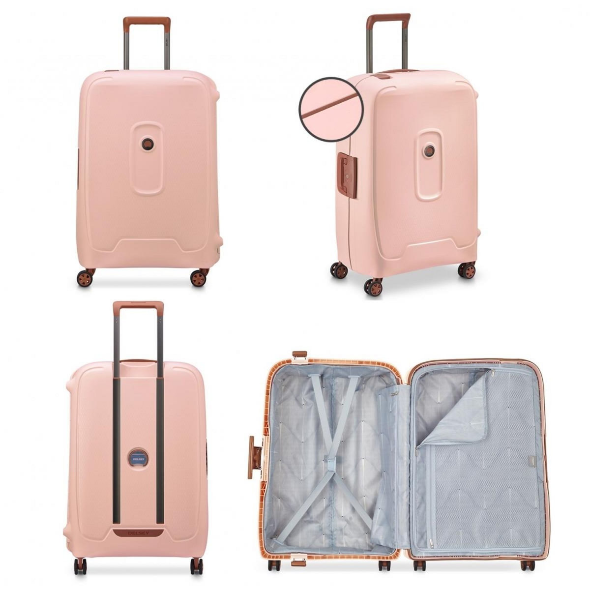 Delsey Valise rigide Moncey 69cm TSA Polypropylène