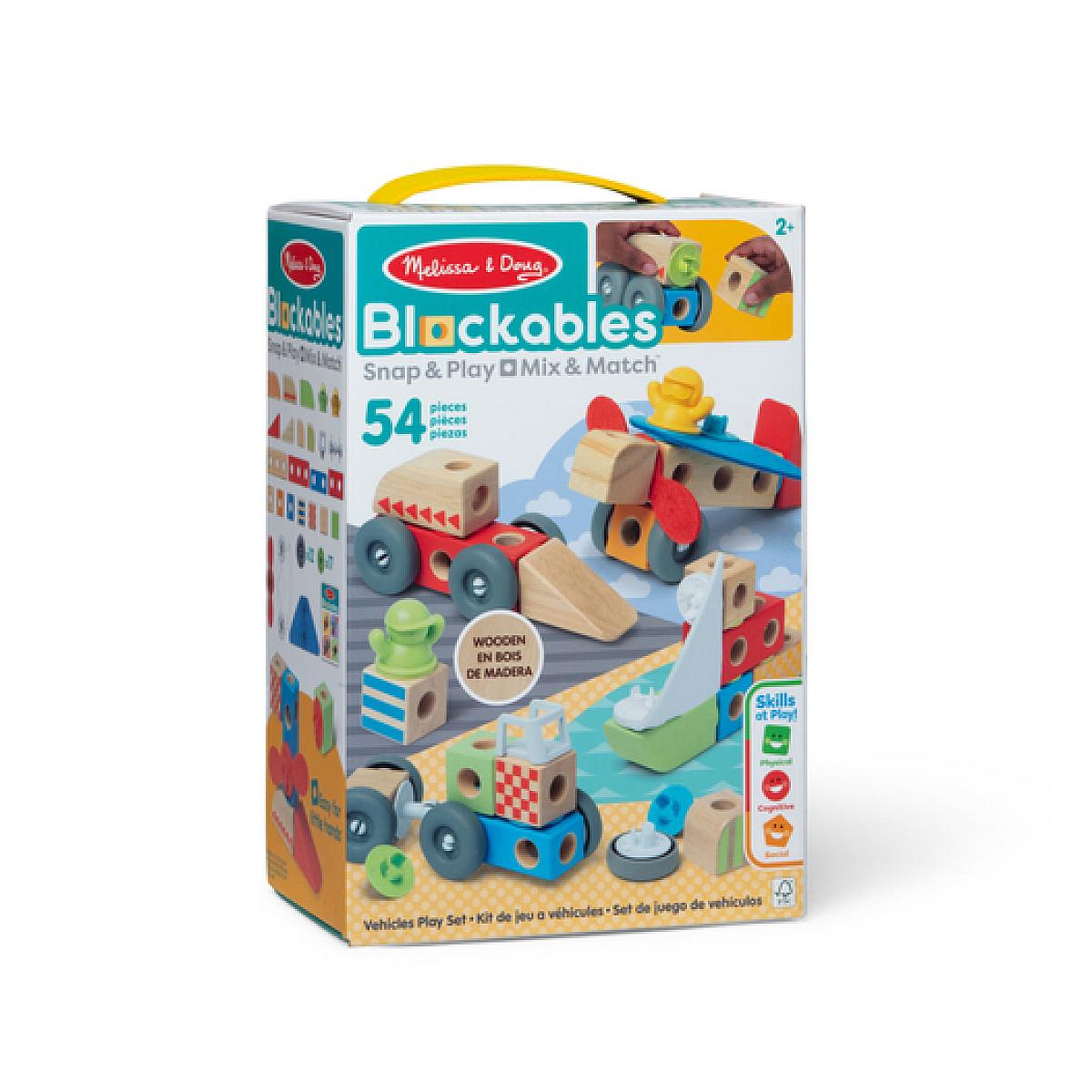 Voir la diapositive 3 : SpinMaster Les vehicules - 54 pieces - blockables