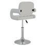 Voir la diapositive 6 : VIDAXL Chaises pivotantes à manger lot de 2 blanc similicuir