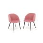 Voir la diapositive 1 : Lot de 2 chaises en velours NINON