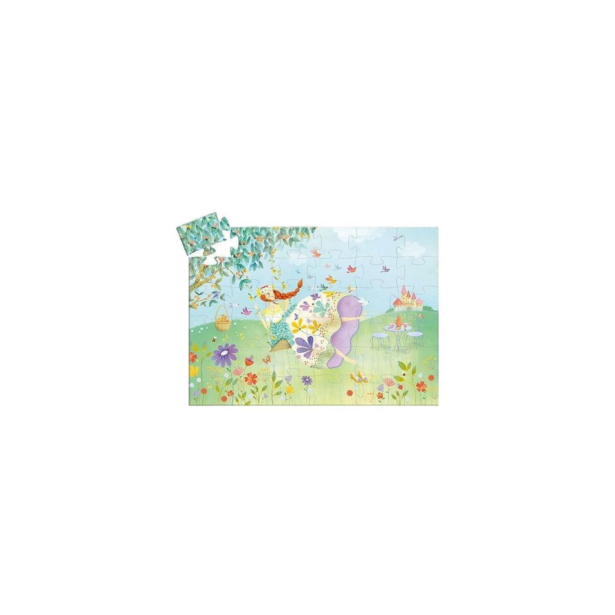 Voir la diapositive 2 : Djeco Puzzle enfant 36 pièces Princesses La Princesse du Printemps illustré – Djeco