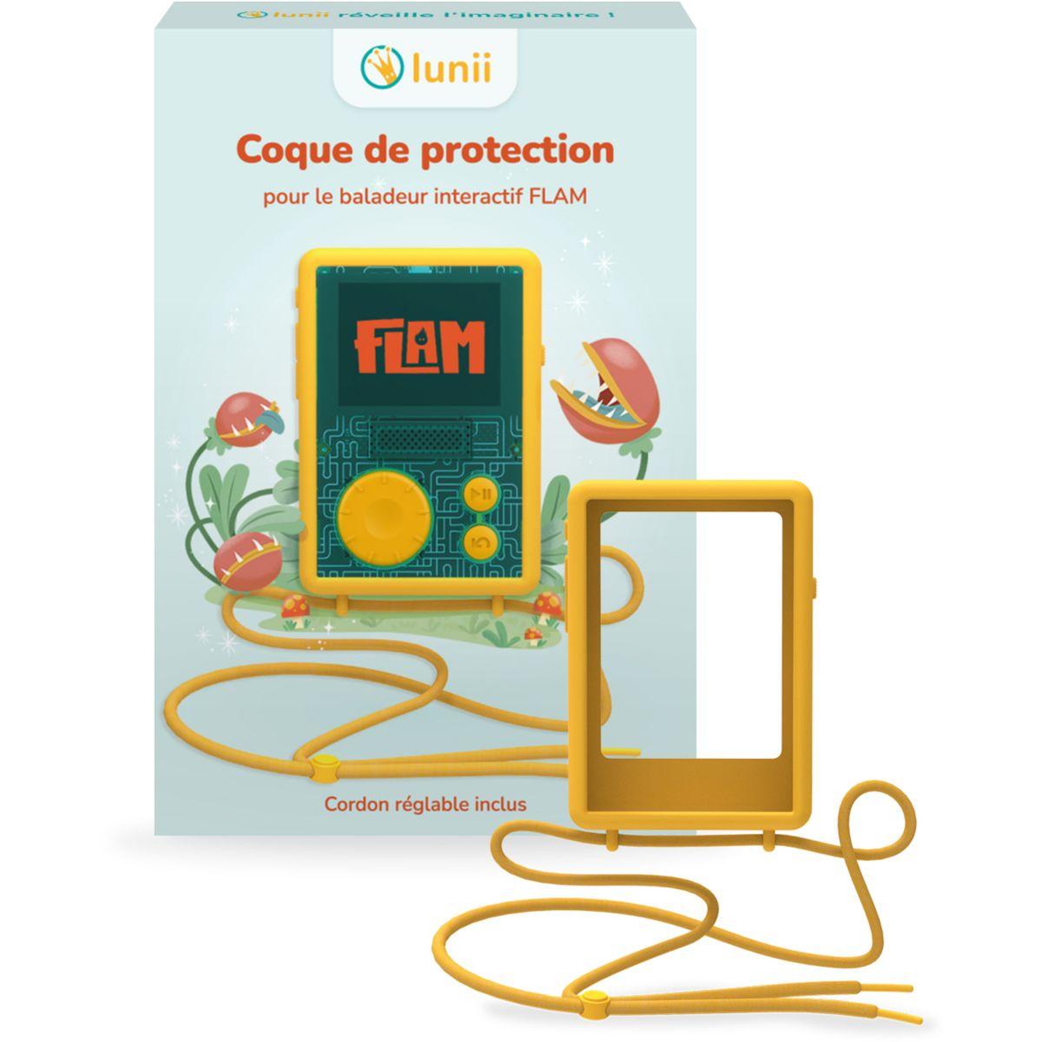 Lunii Coque de protection jaune pour FLAM
