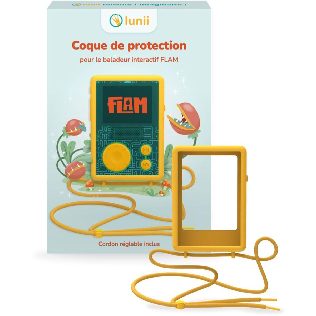 Lunii Coque de protection jaune pour FLAM