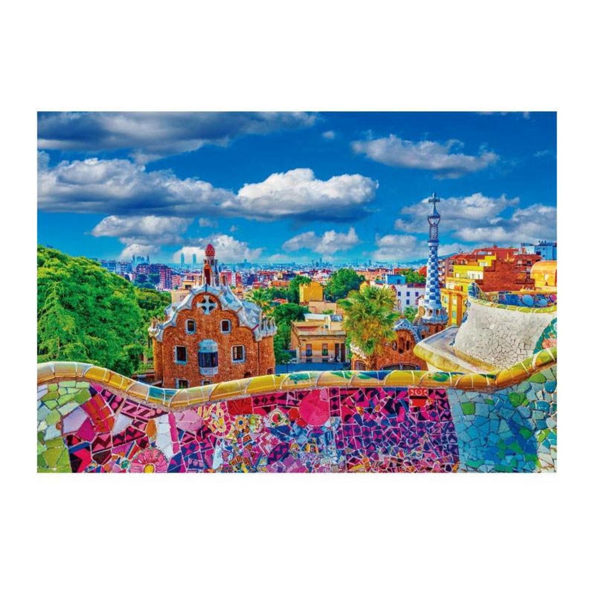 CLEMENTONI Clementoni Jigsaw Puzzle Park Guell Barcelona, ​​1000 pcs. 39744
