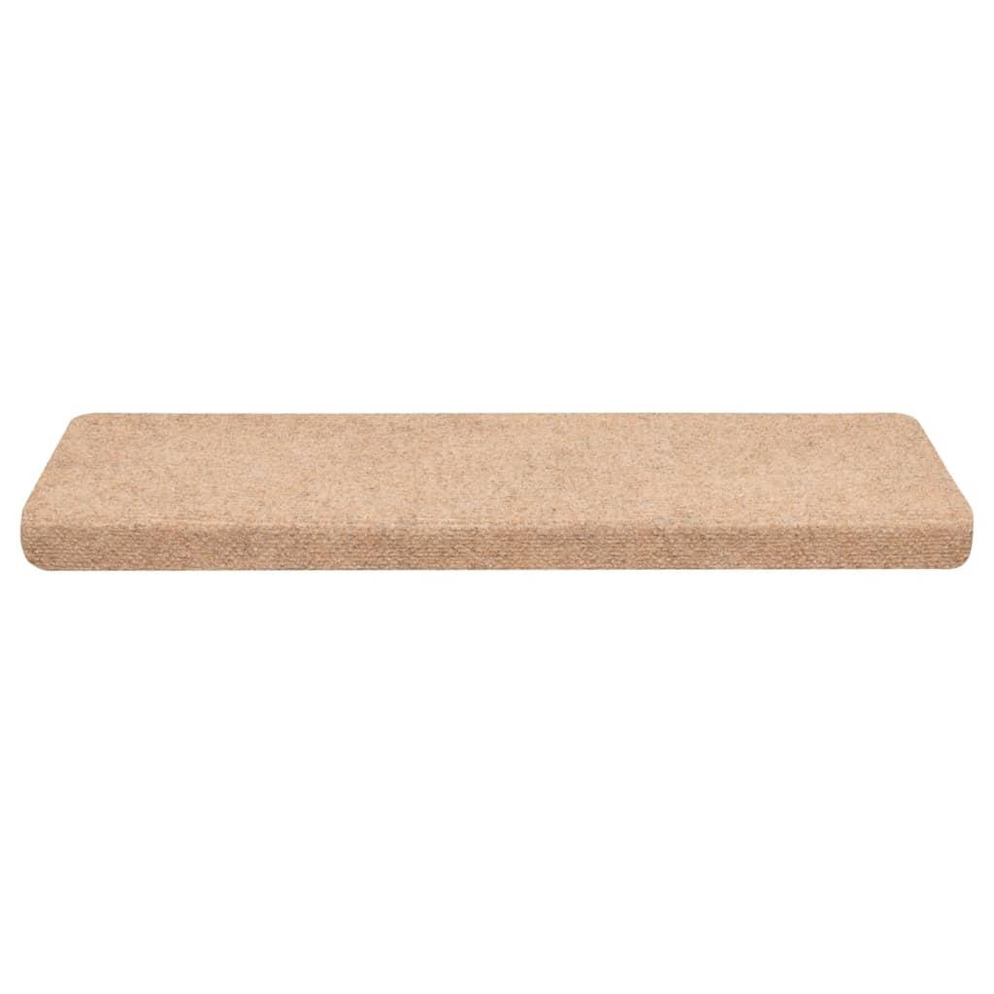 Voir la diapositive 3 : VIDAXL Tapis d'escalier autocollant 30 pcs creme 65x21x4 cm