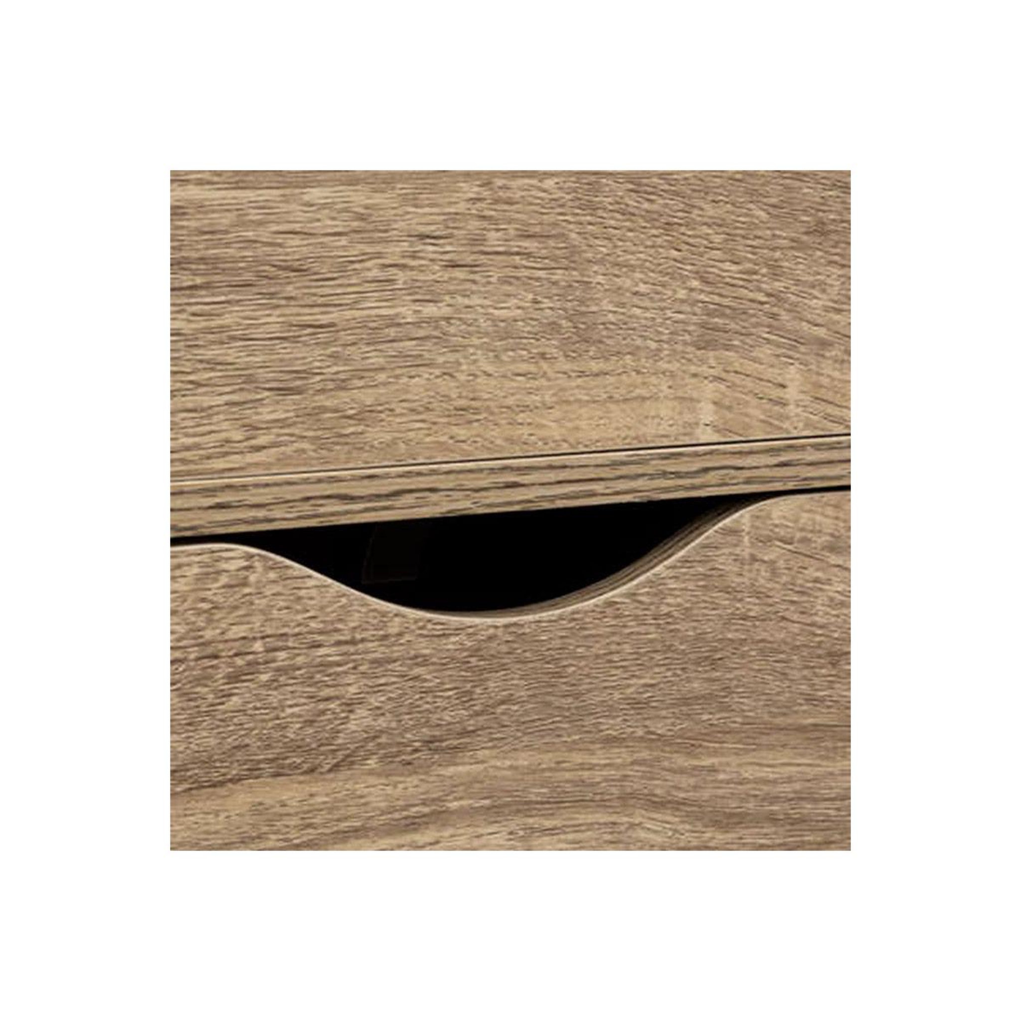 Voir la diapositive 4 : FIVE Tour de Rangement  3 Tiroirs  80cm Naturel