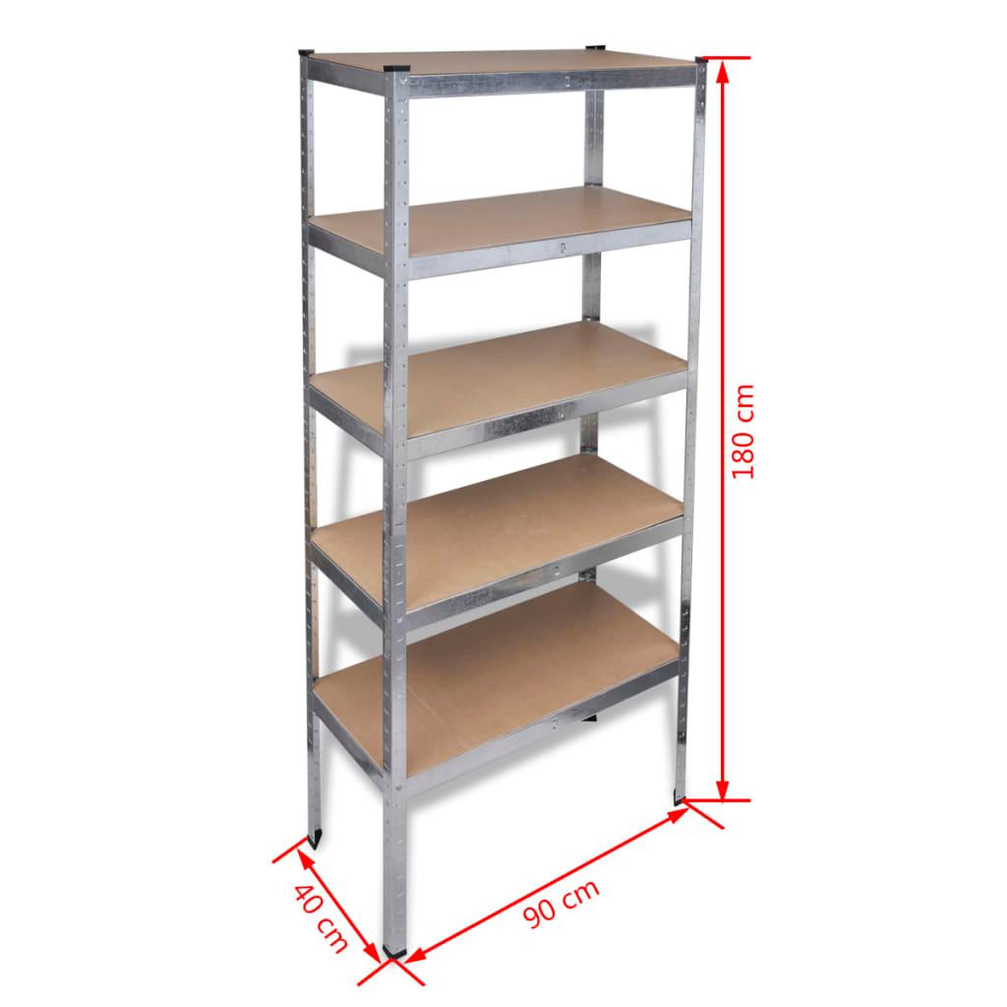 Voir la diapositive 6 : VIDAXL tagere de rangement 10 pieces