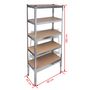 Voir la diapositive 6 : VIDAXL tagere de rangement 10 pieces