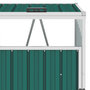 Voir la diapositive 4 : VIDAXL Abri de poubelle triple Vert 213x81x121 cm Acier