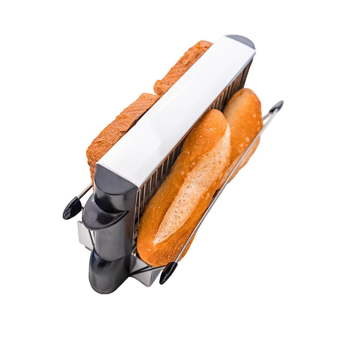 EDM Grille-pain edm Tostadora Verticale 4 tranches noir